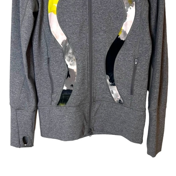 LULULEMON In Stride Jacket Watercolor Citron - Picture 4 of 9